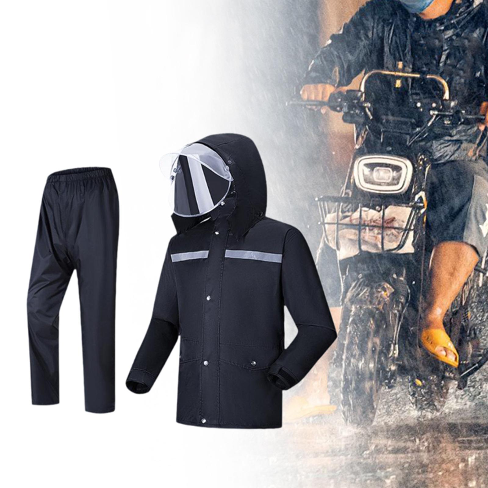 Cycling Commute Pants - Męski i damski, dwuczęściowy, wodoodporny strój